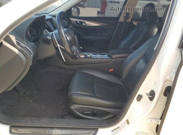 JN1EV7AP4LM207177 2020 INFINITI Q50 White Widok wnętrza z przodu