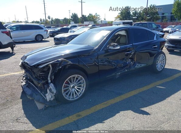 JN1EV7AP6LM202949 2020 INFINITI Q50 Черный Передняя левая четверть
