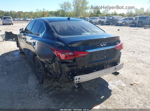 JN1EV7AP7KM516110 2019 INFINITI Q50 Черный Задняя левая четверть