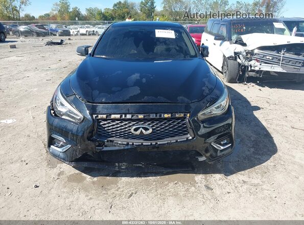 JN1EV7AP7KM516110 2019 INFINITI Q50 Черный Вид щитка приборов