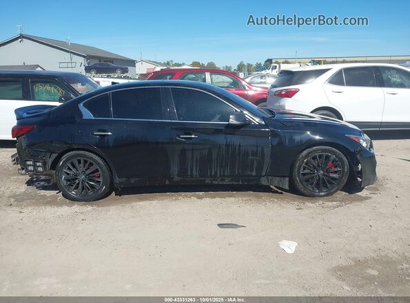 JN1EV7AP7KM516110 2019 INFINITI Q50 Черный Вид задней части салона
