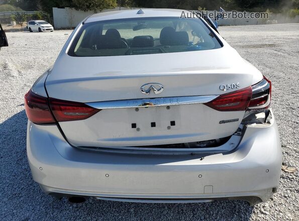 JN1EV7AP7KM542089 2019 INFINITI Q50 Silver Widok z tyłu