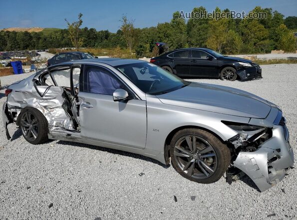 JN1EV7AP7KM542089 2019 INFINITI Q50 Silver Przód prawy