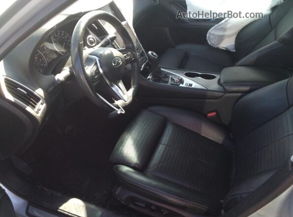 JN1EV7AP7KM542089 2019 INFINITI Q50 Silver Widok wnętrza z przodu