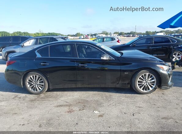 JN1EV7AP7LM205214 2020 INFINITI Q50 Черный Вид задней части салона