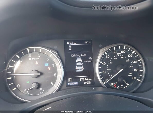 JN1EV7AP7LM205214 2020 INFINITI Q50 Черный Вид задних сидений