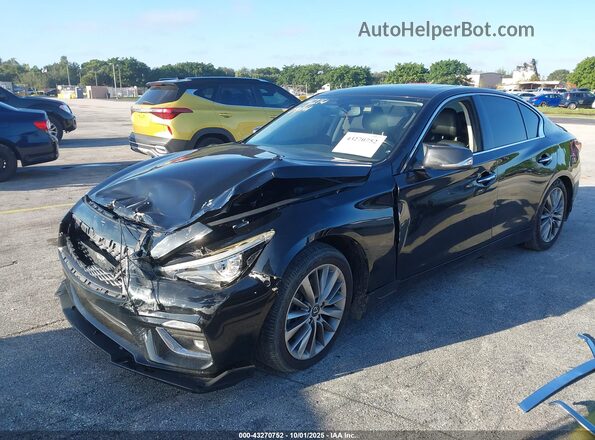 JN1EV7AP7LM205214 2020 INFINITI Q50 Черный Передняя левая четверть