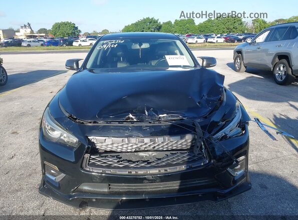 JN1EV7AP7LM205214 2020 INFINITI Q50 Черный Вид щитка приборов