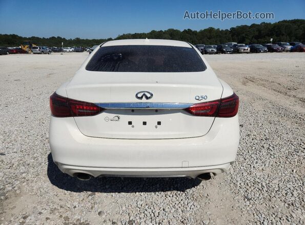 JN1EV7AP7LM205455 2020 INFINITI Q50 White Вид ззаду
