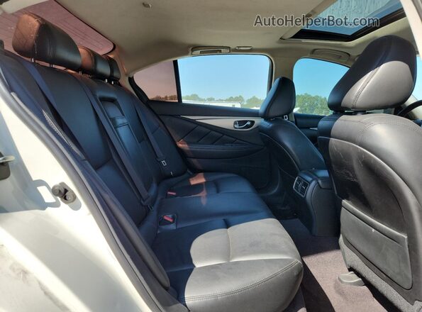JN1EV7AP7LM205455 2020 INFINITI Q50 White Вид задніх сидінь