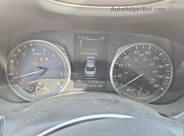 JN1EV7AP7LM205455 2020 INFINITI Q50 White Вид щитка приладів