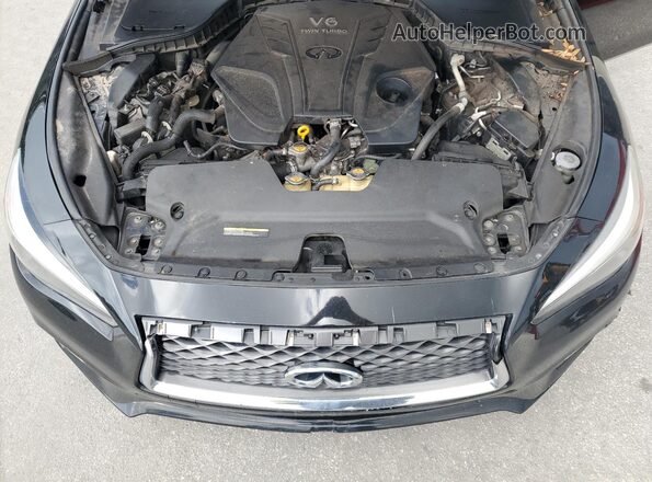 JN1EV7AP7LM208422 2020 INFINITI Q50 Черный Вид задней части салона
