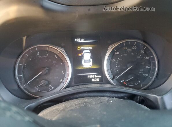 JN1EV7AP9LM205960 2020 INFINITI Q50 Black Instrument cluster view