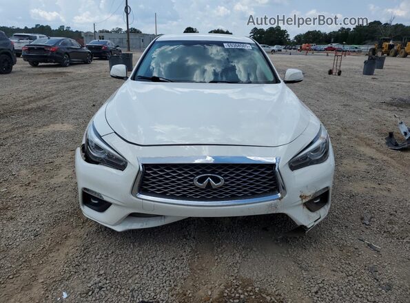JN1EV7APXMM701903 2021 INFINITI Q50 White Front view