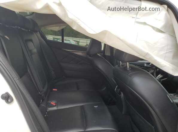 JN1EV7APXMM701903 2021 INFINITI Q50 White Rear seats view