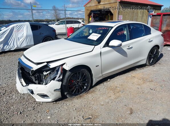 JN1EV7AR0LM254675 2020 INFINITI Q50 Белый Передняя левая четверть