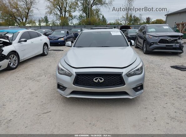 JN1EV7AR6JM434577 2018 INFINITI Q50 Серебряный 