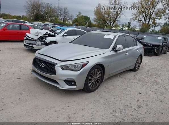 JN1EV7AR6JM434577 2018 INFINITI Q50 Серебряный 