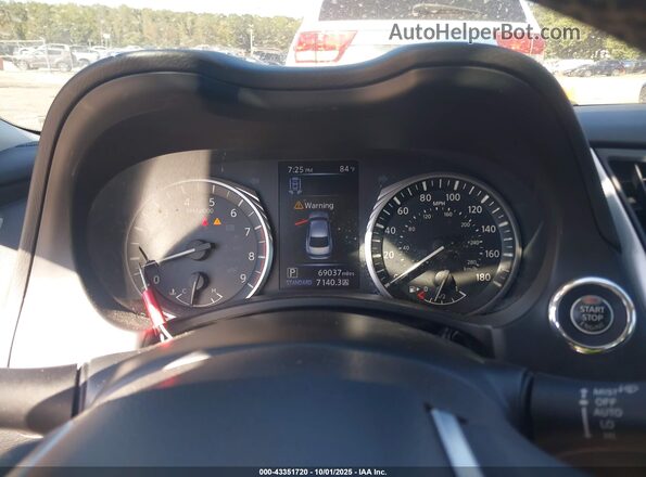 JN1EV7BP0MM705473 2021 INFINITI Q50 White უკანა სავარძლების ხედი