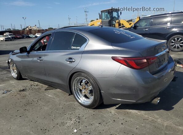 JN1EV7BP5MM700284 2021 INFINITI Q50 Серый Задняя левая четверть