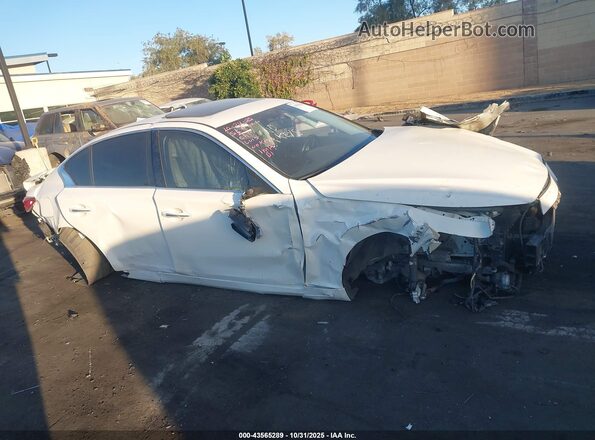 JN1EV7BP5MM701791 2021 INFINITI Q50 White Սալոնի հետևի տեսք