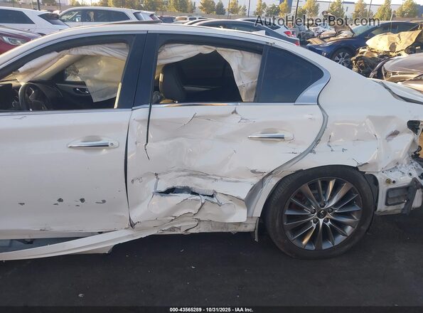 JN1EV7BP5MM701791 2021 INFINITI Q50 White Առջևի վահանակի տեսք