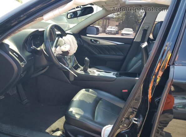 JN1EV7BP5MM703444 2021 INFINITI Q50 Black Widok wnętrza z przodu