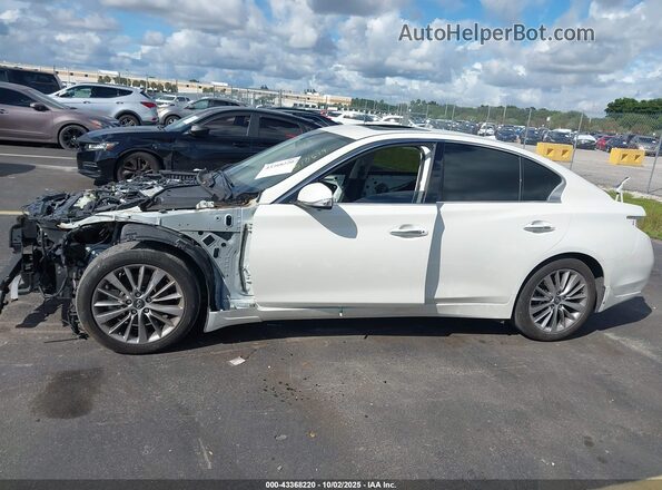 JN1EV7BP7PM510619 2023 INFINITI Q50 White Vista interior de 360 grados