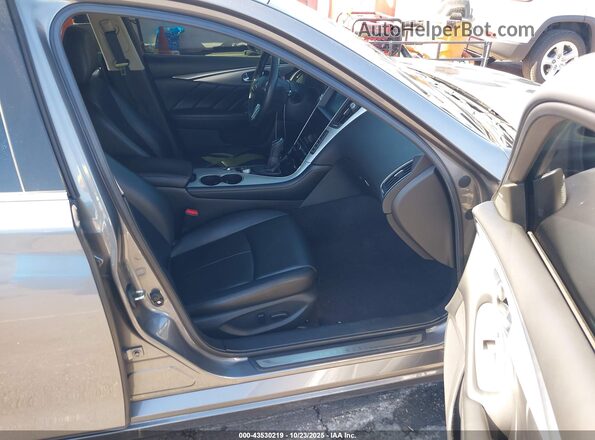 JN1EV7BP8MM705608 2021 INFINITI Q50 Серый Вид салона спереди