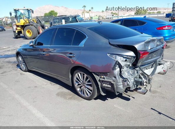 JN1EV7BP8MM705608 2021 INFINITI Q50 Серый Задняя левая четверть