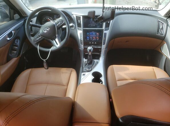 JN1EV7BP9RM600468 2024 INFINITI Q50 Белый Вид панели приборов