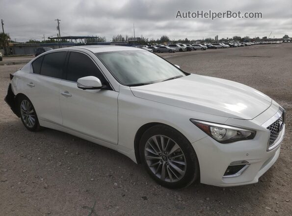 JN1EV7BP9RM600468 2024 INFINITI Q50 Белый Передняя правая четверть