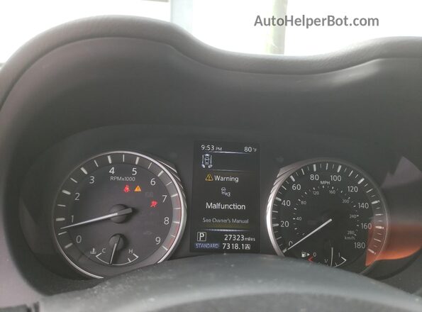 JN1EV7BP9RM600468 2024 INFINITI Q50 Белый Вид щитка приборов