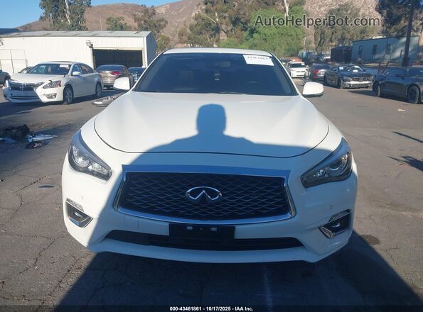 JN1EV7BPXMM707442 2021 INFINITI Q50 White Вид задньої частини салону