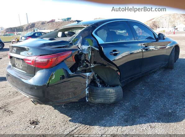 JN1EV7BR0MM754366 2021 INFINITI Q50 Черный Задняя правая четверть