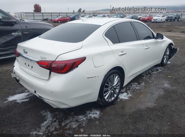 JN1EV7BR7PM541001 2023 INFINITI Q50 White უკანა მარჯვენა