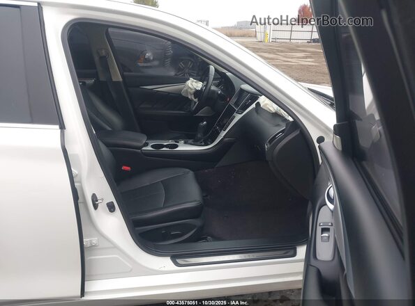 JN1EV7BR7PM541001 2023 INFINITI Q50 White წინა სალონის ხედი