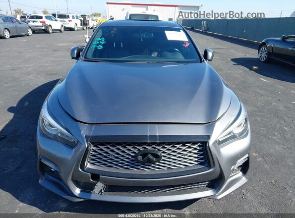 JN1EV7CP0MM703883 2021 INFINITI Q50 Gray Dashboard view