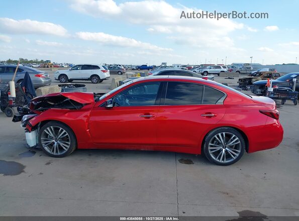JN1EV7CP0PM512405 2023 INFINITI Q50 Red 