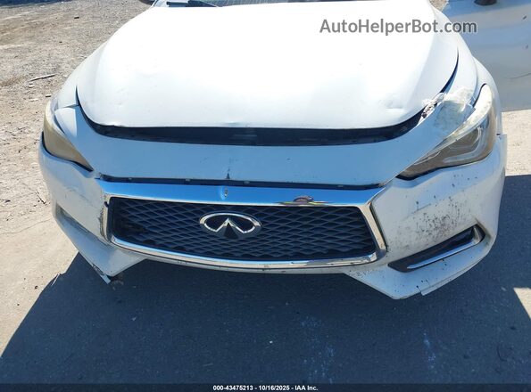 JN1EV7EK9JM340545 2018 INFINITI Q60 White Դիմացի տեսք