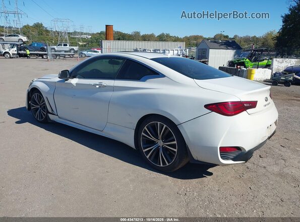 JN1EV7EK9JM340545 2018 INFINITI Q60 White Հետևի ձախ