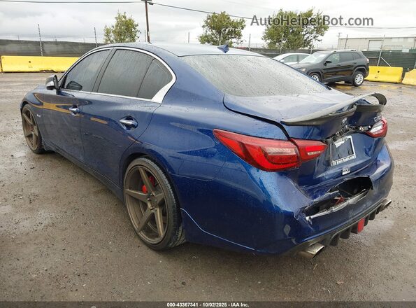 JN1FV7AP2KM760770 2019 INFINITI Q50 Blue Задня ліва чверть