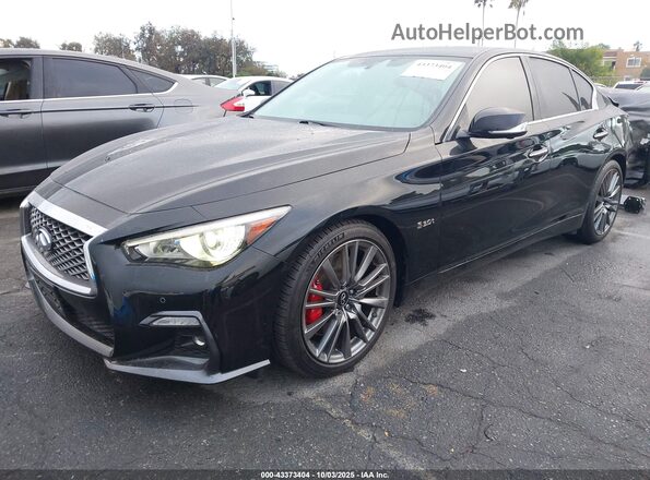 JN1FV7APXLM630012 2020 INFINITI Q50 Black Передня ліва чверть