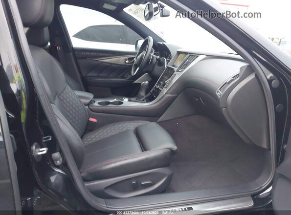 JN1FV7APXLM630012 2020 INFINITI Q50 Black Вид салону спереду