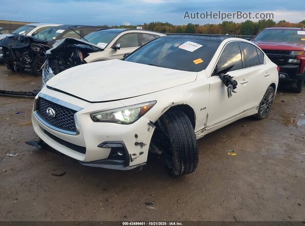 JN1FV7AR0LM660346 2020 INFINITI Q50 White Front left