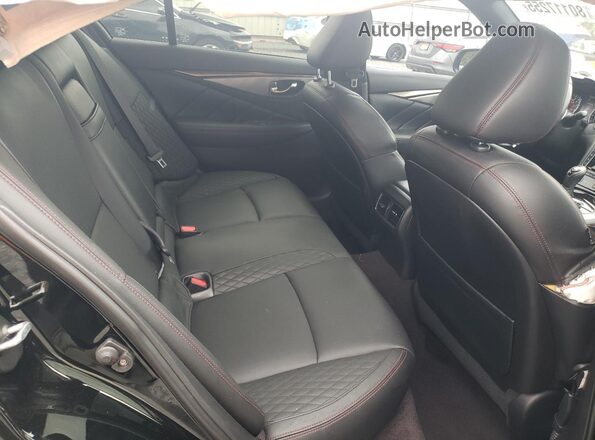 JN1FV7AR2LM660574 2020 INFINITI Q50 Черный Вид задних сидений