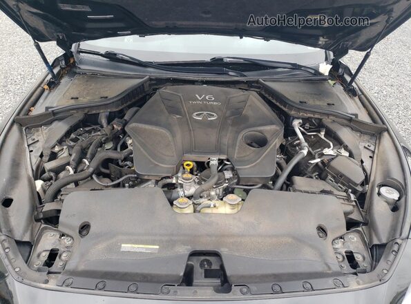 JN1FV7AR2LM660574 2020 INFINITI Q50 Черный Вид задней части салона