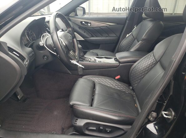 JN1FV7AR2LM660574 2020 INFINITI Q50 Черный Вид салона спереди