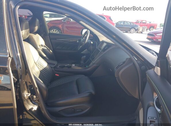 JN1FV7DP8MM850388 2021 INFINITI Q50 Black Սալոնի դիմացի տեսք