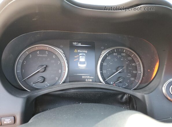 JN1FV7DP8MM850603 2021 INFINITI Q50 Black Instrument cluster view